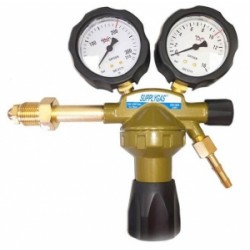 REGULADOR OXIGENO 0-10 BAR SALIDA 1/4" SUPPLYGAS